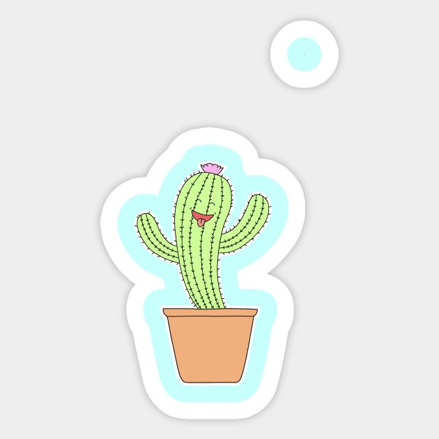 Happy Cactus! Sticker by Faelan